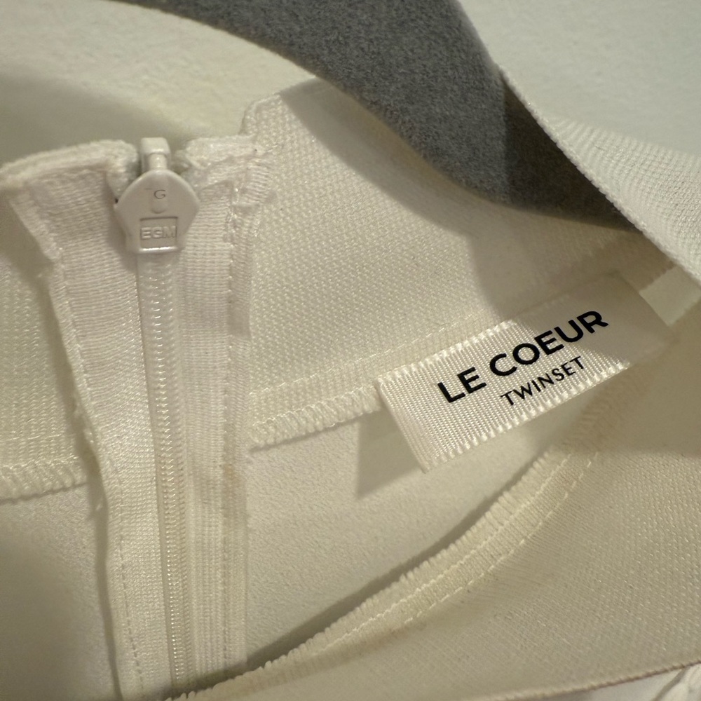 NWOT Twinset White Blouse Long Sleeves - Picture 5 of 9